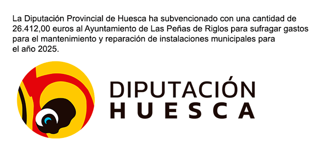 Imagen Subvención D.P. Huesca.- Mantenimiento y reparación de instalaciones y servicios municipales